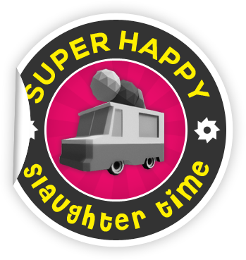 super happy slaughter time logo