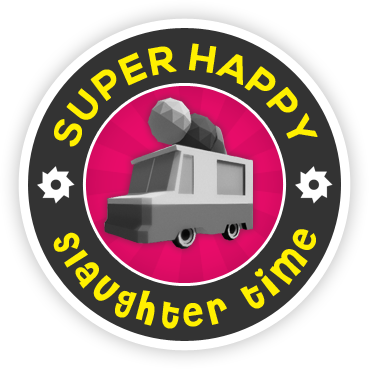 super happy slaughter time logo